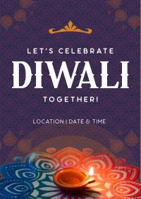 Diwali Pattern Poster