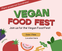 Blocky Vegan Food Fest Facebook Post