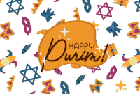 Purim Doodles Pinterest Cover Image Preview