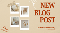 Polaroid New Blog Animation