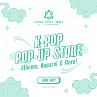 Kpop Pop-Up Store Instagram Post