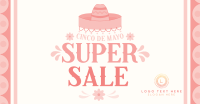 Cinco De Mayo Biggest Colorful Sale Facebook Ad