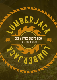 Rustic Master Lumberjack Flyer