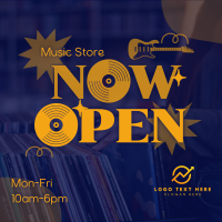 Vinyl Store Now Open Linkedin Post