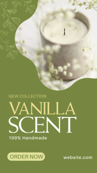 Vanilla Candle Scent Instagram Reel Image Preview