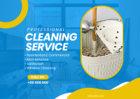 Professional Cleaning Service Postcard