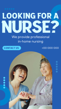 Professional Nursing Services Instagram Story