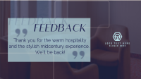 Minimalist Hotel Feedback Animation