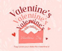 Valentine's Envelope Facebook Post