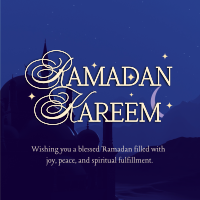 Ramadan Sunset Linkedin Post Design