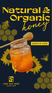 Delicious Organic Pure Honey Instagram Reel Image Preview