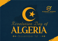 Algeria Revolution Day  Postcard Image Preview