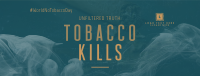 Modern Grunge Tobacco Day Facebook Cover