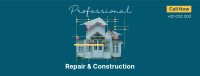 Repair and Construction Facebook Cover Image Preview