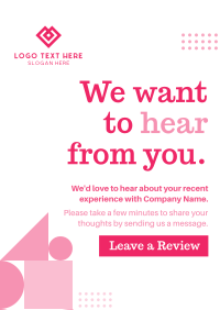 Corporate Geometric Feedback Poster