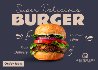 The Burger Delight Postcard