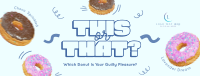 This or That Donuts Facebook Cover Design