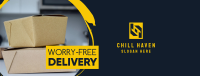 Package Delivery Facebook Cover Image Preview