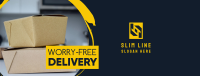 Package Delivery Facebook Cover Image Preview