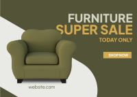 Furniture Super Sale Postcard