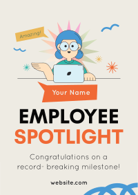 Employee Milestone Spotlight Flyer