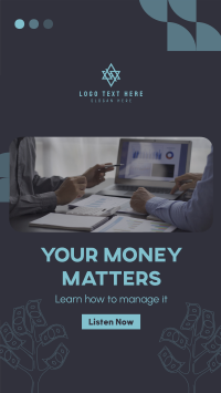 Money Matters Podcast Instagram Story