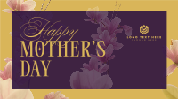 Mother's Day Pink Flowers Animation