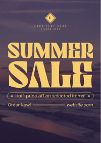 Sunny Summer Sale Flyer Design