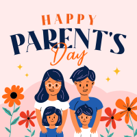 Parents Day Celebration Linkedin Post Design