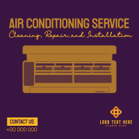 Air Conditioning Service Instagram Post