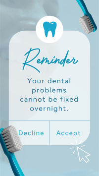 Dental Reminder Instagram Reel