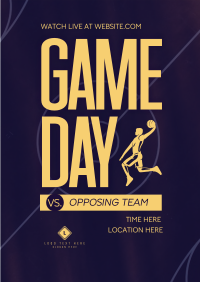 Basketball Game Day Flyer Design