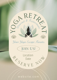 Yoga Retreat Day Flyer