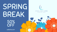 Spring Break Sale Facebook Event Cover Design