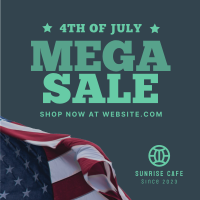 Fourth of July Sale Instagram Post