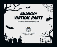 Halloween Virtual Party Facebook Post Image Preview