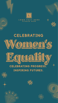 Women's Equality Abstract Instagram Story Design