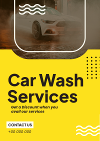 Sleek Car Wash Services Poster