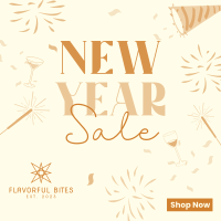 New Year Sparklers Sale Instagram Post Image Preview