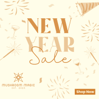 New Year Sparklers Sale Instagram Post Image Preview