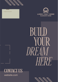 Build Dream Sale Flyer