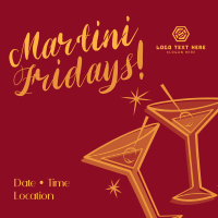 Friday Night Martini Instagram Post