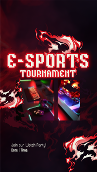 Gaming Tournament Stream TikTok Video