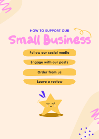 Support Small Business Poster