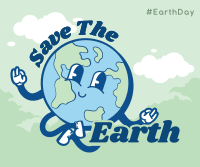 Modern Earth Day Facebook Post