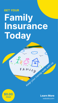 Get Your Family Insured Facebook Story