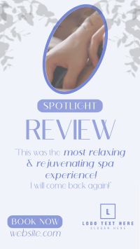 Elegant Review Spa Instagram Story