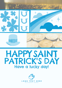 Rustic St. Patrick's Day Greeting Flyer