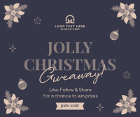 Jolly Christmas Giveaway Facebook Post