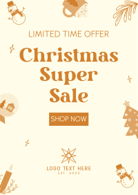 Quirky Christmas Sale Flyer